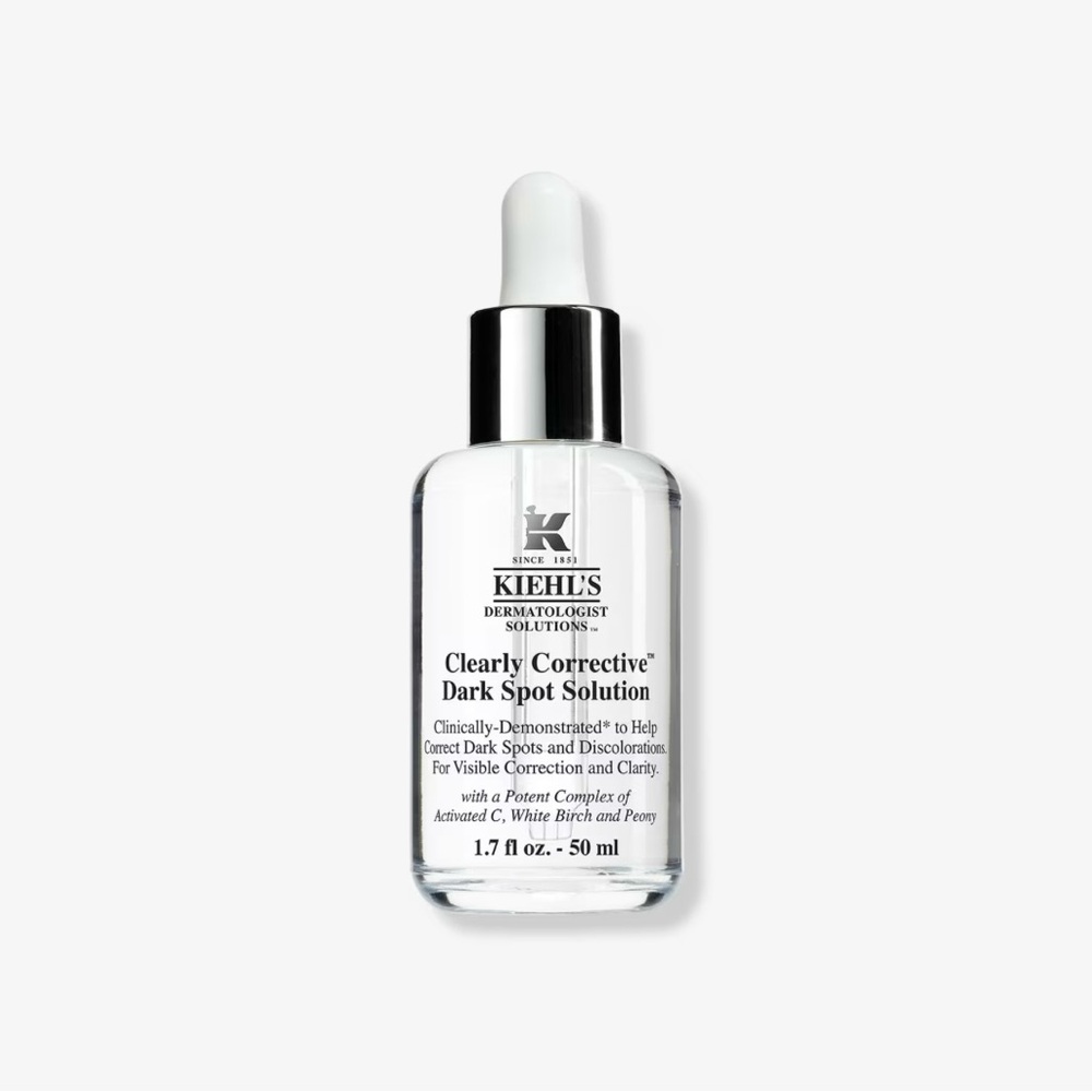 Kiehl's Clearly Corrective Dark Spot Solution - Silver and White
